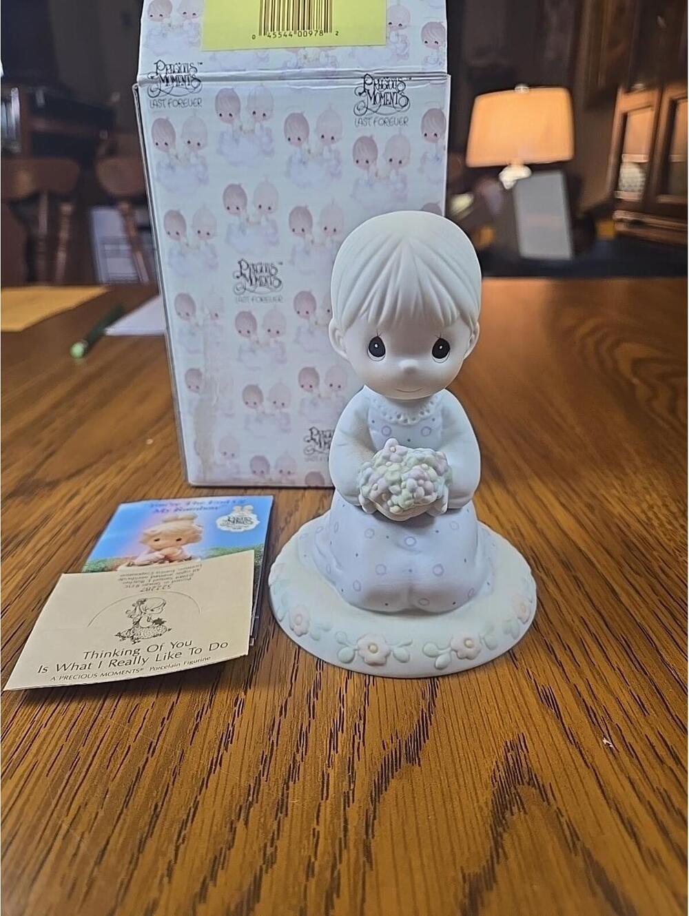 Precious Moments "Thinking Of You Is What I Really Like To Do" Figurine 522287